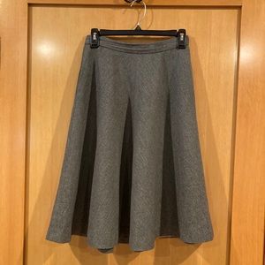 Grey A-Line Skirt